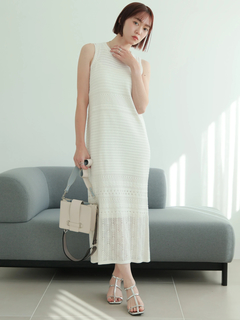 LADYMADE(レディメイド) |クロシェニットストレートワンピース