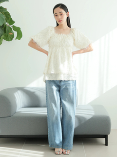 LADYMADE(レディメイド) |フリンジジャガードブラウス