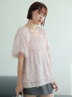 LADYMADE(レディメイド) |フリンジジャガードブラウス
