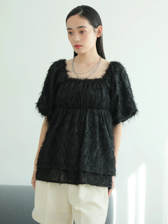 LADYMADE(レディメイド) |フリンジジャガードブラウス
