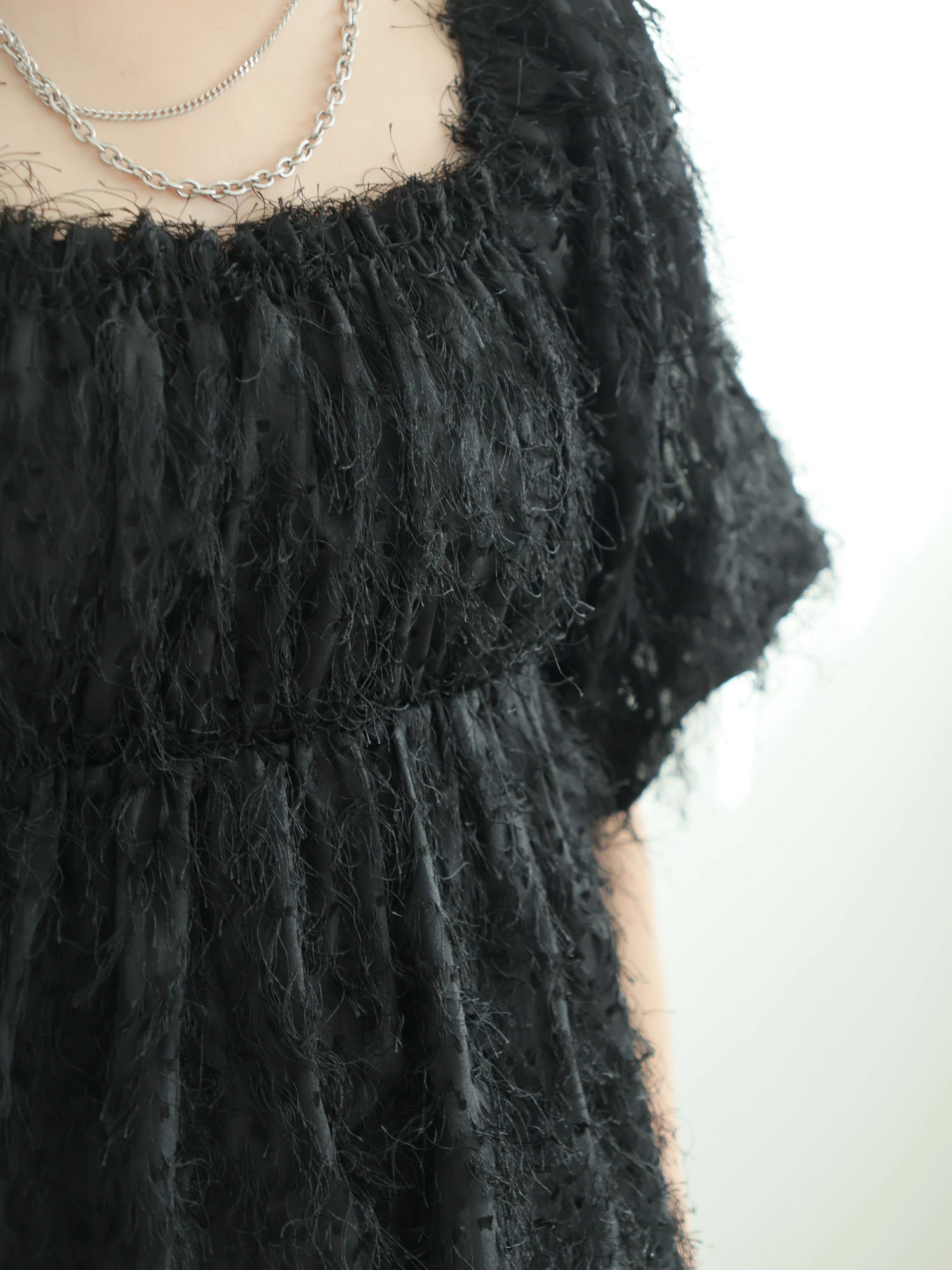 LADYMADE(レディメイド)| フリンジジャガードブラウス LADYMADE(レディメイド)| フリンジジャガードブラウス