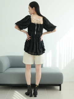 LADYMADE(レディメイド) |フリンジジャガードブラウス