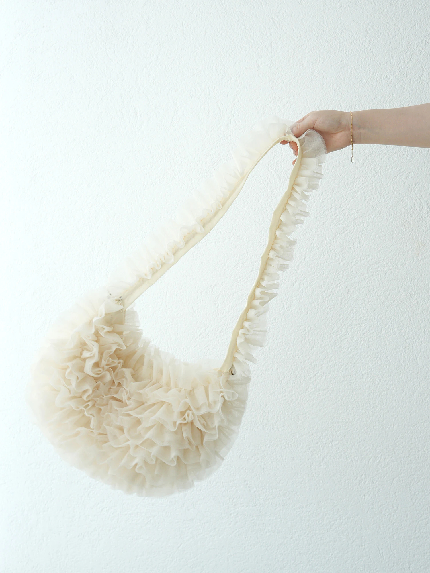 り**様 【美品】 ラメドットチュールバッグ　ブラック Amazon | [Cottonholic] トートバッグフリルバッグ おしゃれで