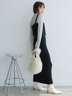 LADYMADE(レディメイド) |ラメチュールフリルドロストバッグ