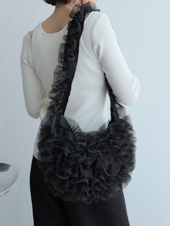 LADYMADE(レディメイド) |ラメチュールフリルドロストバッグ