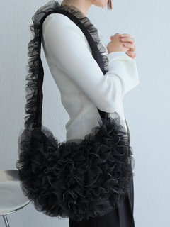 LADYMADE(レディメイド) |ラメチュールフリルドロストバッグ
