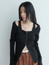 LADYMADE(レディメイド)通販 | フロントジップレイヤードニット