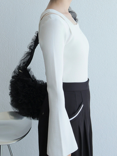 LADYMADE(レディメイド) |フロントジップレイヤードニット