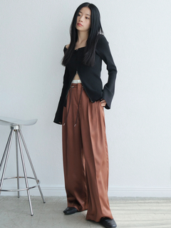 LADYMADE(レディメイド) |フロントジップレイヤードニット