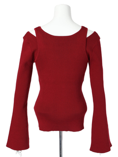 LADYMADE(レディメイド) |フロントジップレイヤードニット