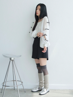 LADYMADE(レディメイド) |リボンスリーブドッキングニット