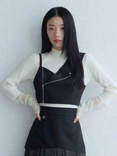 LADYMADE(レディメイド) |ライダースアシメビスチェ