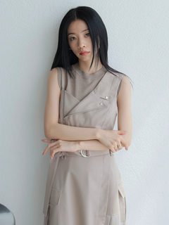 LADYMADE(レディメイド) |ライダースアシメビスチェ