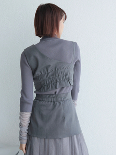 LADYMADE(レディメイド) |ライダースアシメビスチェ
