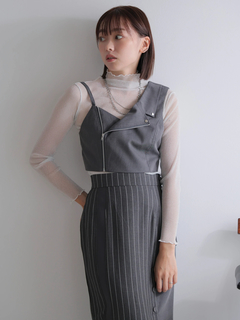 LADYMADE(レディメイド) |ライダースアシメビスチェ