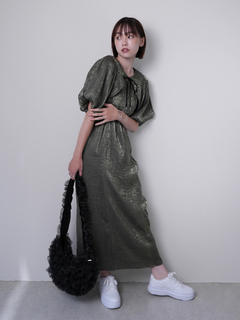 LADYMADE(レディメイド) |メタリックリボンボレロ×キャミワンピースセット