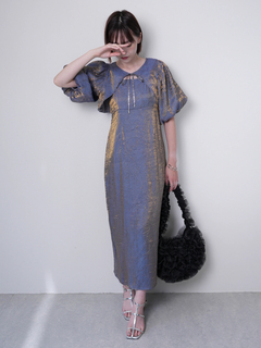 LADYMADE(レディメイド) |メタリックリボンボレロ×キャミワンピースセット