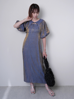 LADYMADE(レディメイド) |メタリックリボンボレロ×キャミワンピースセット