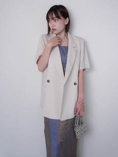 LADYMADE(レディメイド) |メタリックリボンボレロ×キャミワンピースセット