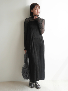 LADYMADE(レディメイド) |メタリックリボンボレロ×キャミワンピースセット