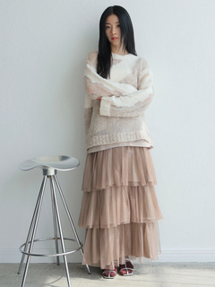 LADYMADE(レディメイド) |シアーモヘアブロッキングニット