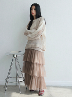 LADYMADE(レディメイド) |シアーモヘアブロッキングニット
