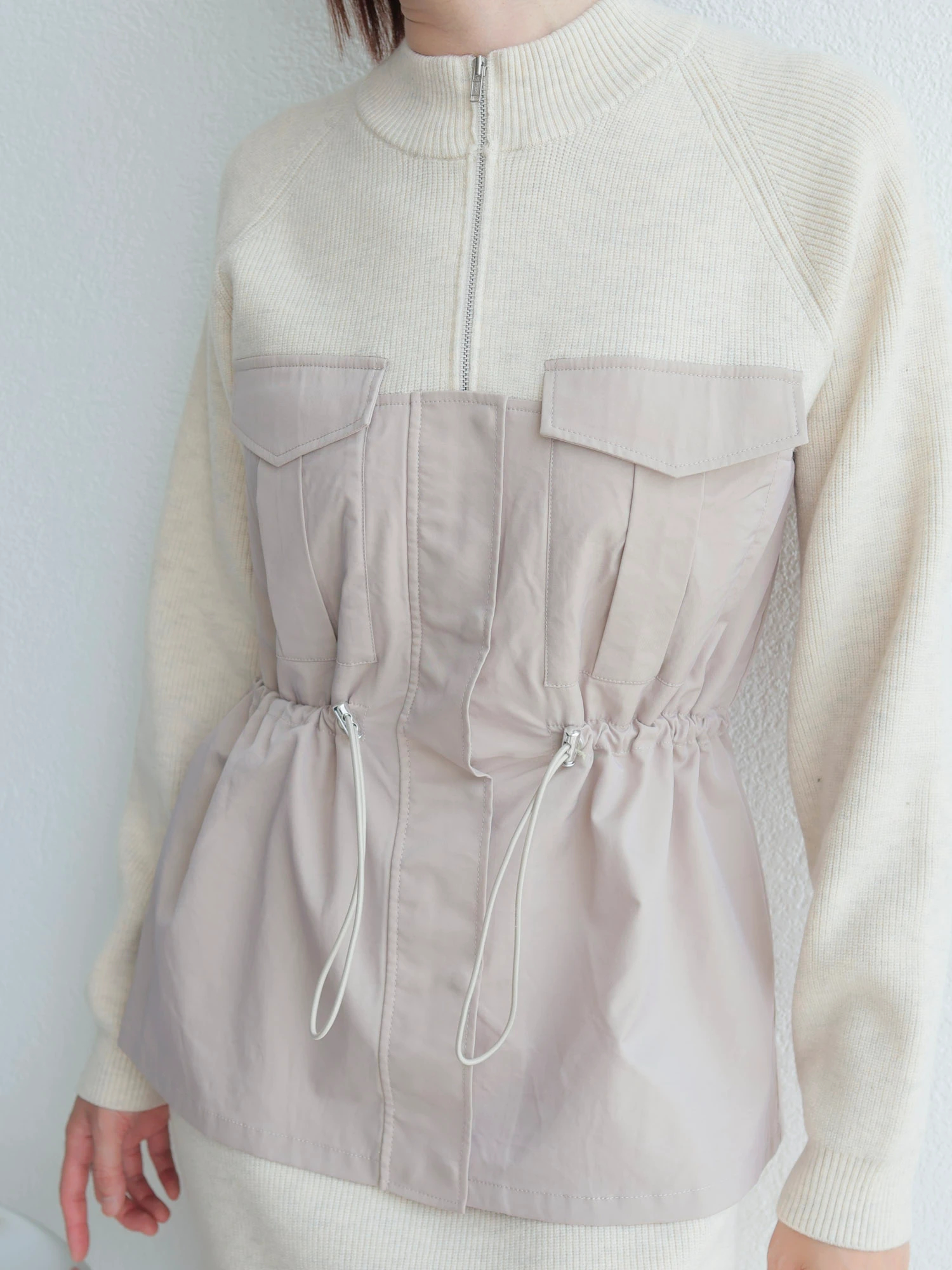 LADYMADE（レディメイド）｜ ワークポケットドッキングニット