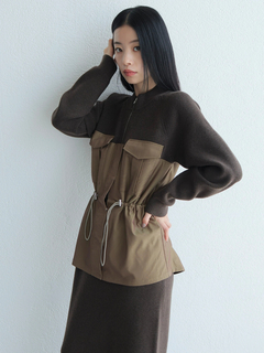 LADYMADE(レディメイド) |ワークポケットドッキングニットワンピース