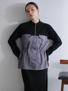 LADYMADE(レディメイド) |ワークポケットドッキングニットワンピース