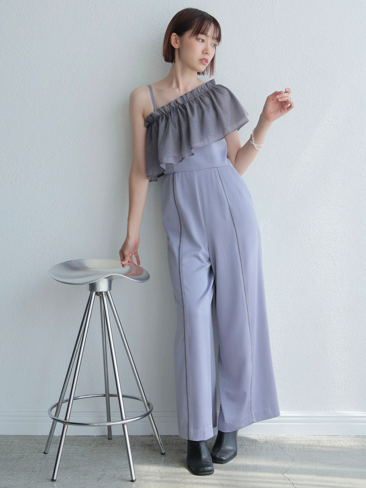 LADYMADE(レディメイド) |ラメチュールフリル×ベアロンパースセット