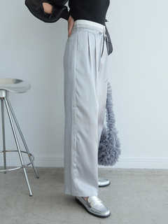 LADYMADE(レディメイド) |レイヤードウエストメタリックタックパンツ