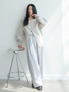 LADYMADE(レディメイド) |レイヤードウエストメタリックタックパンツ