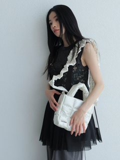 LADYMADE(レディメイド) |パデッドミニフリルショルダーバッグ