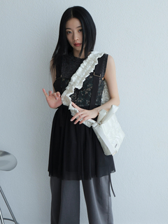LADYMADE(レディメイド) |パデッドミニフリルショルダーバッグ