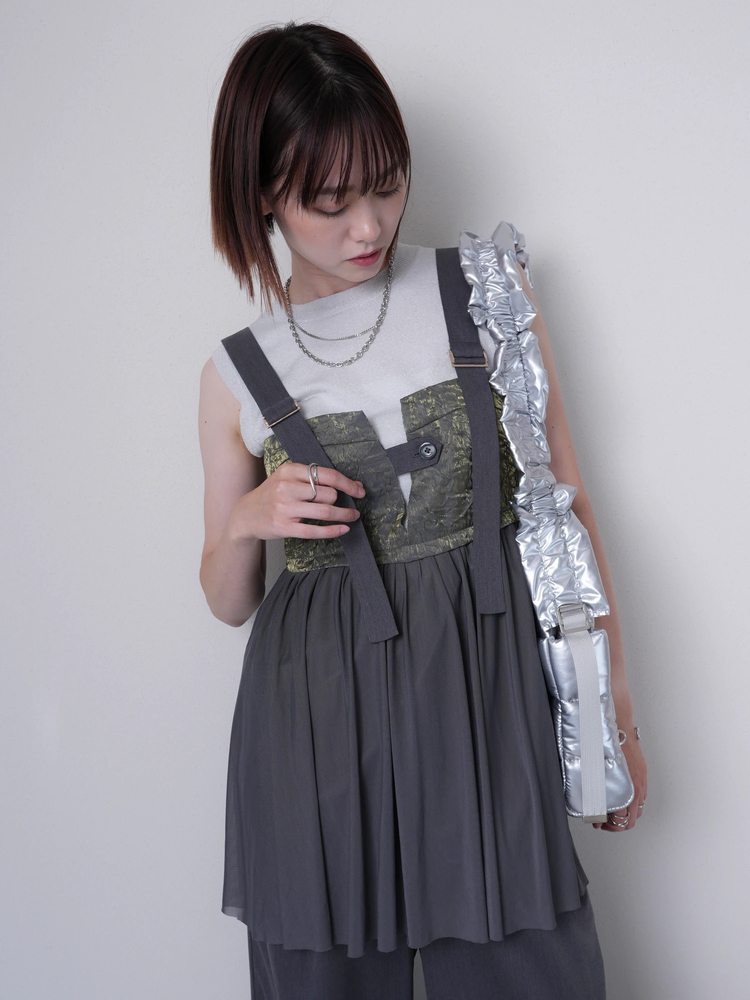 LADYMADE(レディメイド) |メタリックチュールキャミトップス