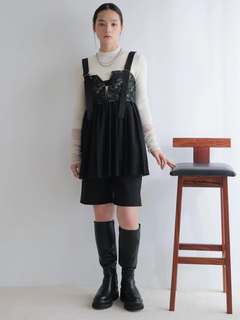 LADYMADE(レディメイド) |メタリックチュールキャミトップス