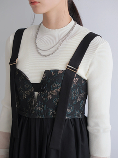 LADYMADE(レディメイド) |メタリックチュールキャミトップス