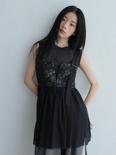 LADYMADE(レディメイド) |メタリックチュールキャミトップス