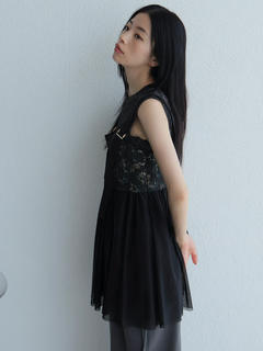LADYMADE(レディメイド) |メタリックチュールキャミトップス