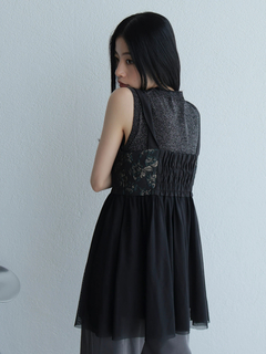 LADYMADE(レディメイド) |メタリックチュールキャミトップス