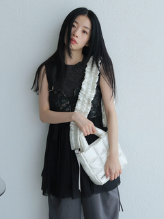 LADYMADE(レディメイド) |メタリックチュールキャミトップス