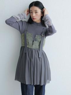 LADYMADE(レディメイド) |メタリックチュールキャミトップス