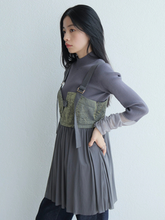 LADYMADE(レディメイド) |メタリックチュールキャミトップス