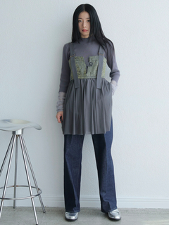 LADYMADE(レディメイド) |メタリックチュールキャミトップス