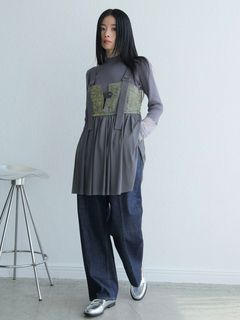 LADYMADE(レディメイド) |メタリックチュールキャミトップス