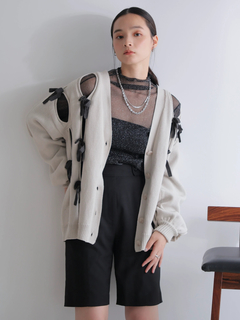 LADYMADE(レディメイド) |ホールリボンニットカーディガン