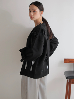 LADYMADE(レディメイド) |ホールリボンニットカーディガン