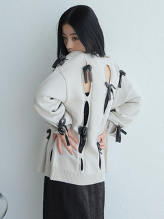 LADYMADE(レディメイド) |ホールリボンニットカーディガン