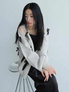 LADYMADE(レディメイド) |ホールリボンニットカーディガン