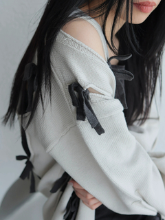 LADYMADE(レディメイド) |ホールリボンニットカーディガン